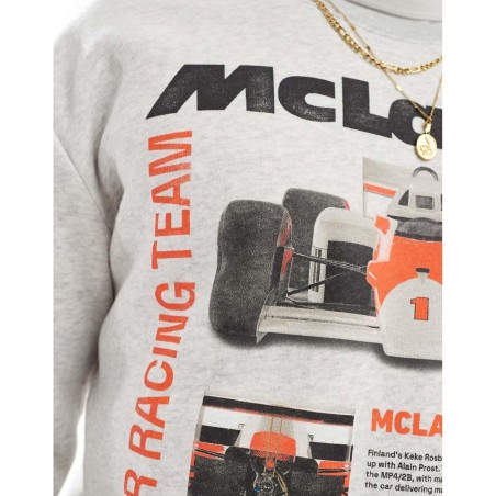 Sudadera Con Estampado "Mclaren" De de Hollister de color Blanco