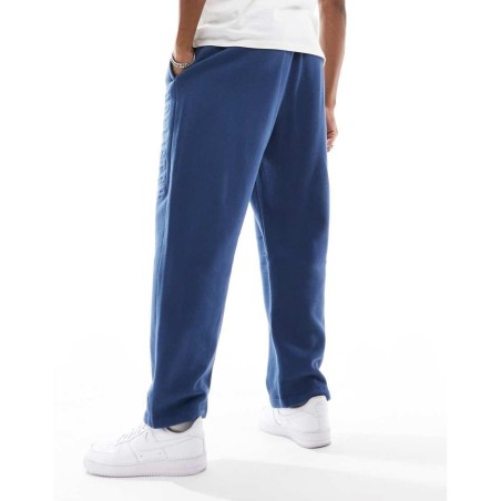 Joggers De Pernera Recta Holgada Con Detalle De Motivo De (Parte De Un Conjunto) Hollister de hombre de color Azul