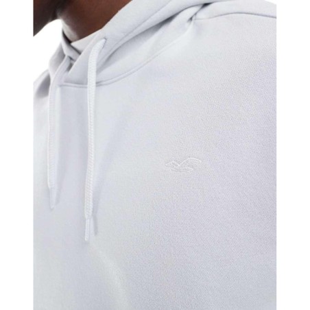 Sudadera Holgada Con Capucha Y Logo De Icono De Hollister de hombre de color Blanco