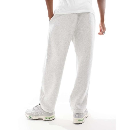 Joggers Grises De Pernera Recta Holgada Con Detalle De Motivo De (Parte De Un Conjunto) Hollister de hombre de color Blanco