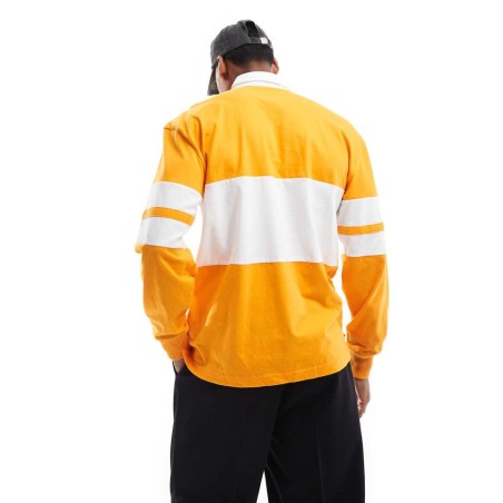 Polo Naranja De Manga Larga Y Estilo Rugby Mclaren De Hollister de hombre de color Naranja